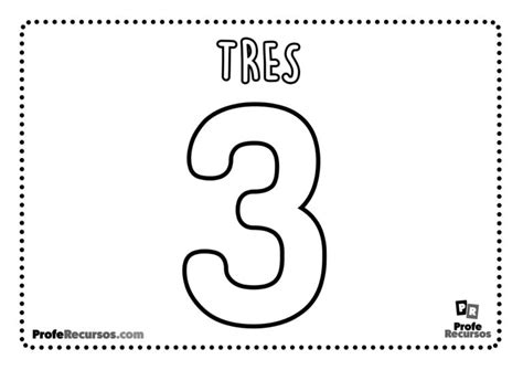 numero tres para colorear|1 a 100 para colorear.